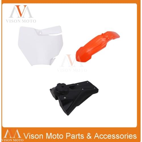 Motorcycle Plastic Set Front Fender Gas Fule Tank Number Plate For KTM SX65 SX 65 2016 2017 2019 SX65 Mini 2018