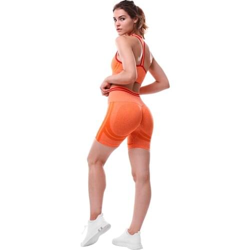 Yoga Sets Women Gym Sports Set Elastic Sports Hight Waist Leggings Sportswear Workout Sets Women