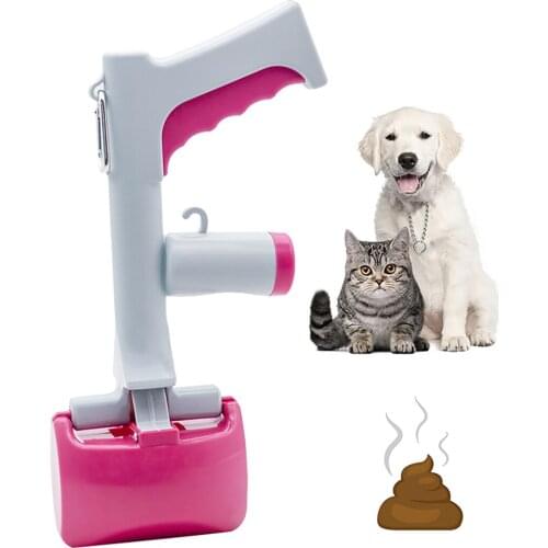 Legendog Pet Pooper Scooper Plastic 2 In 1 Dog Poop Clamp Dog Puppy Cat Waste Picker Cleaning Tools Outdoor