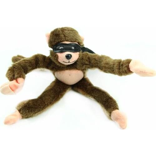 Flying Monkey Chicken Duck Frog Cow Screaming Flying Slingshot Fun Plush Toys