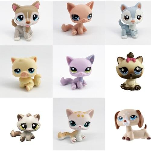 LPS rare pet shop dachshund collie great dane spaniel stands short hair kitten dog old original animal collection lps toys