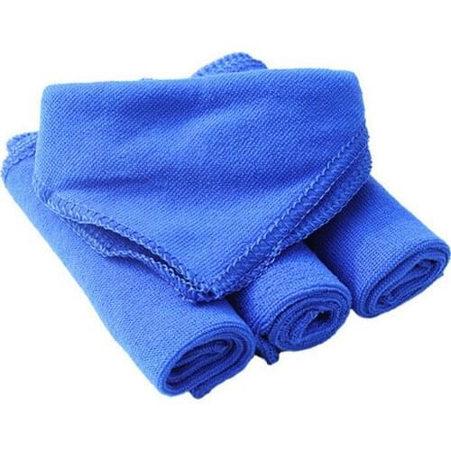 Multifunctional Microfiber Car Cleaning Towels Automobile Motorcycle Washing Glass Household Cleaning Small Towels 30*30cm 5PCS