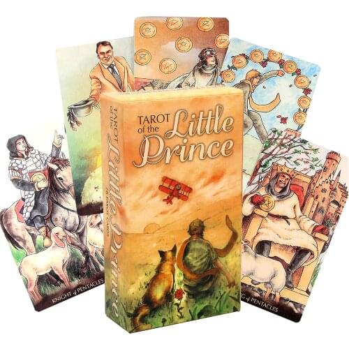 Little Princ Tarot Table Card Game Sacred Destiny Super Attractor Modern Witch Wild Unknown Archetype Rider Golden Wheel Thelema