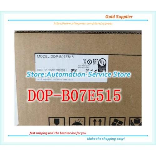 New 7 Inch HMI Touch Screen DOP-B07E515 RS232 RS422 RS485 Ethernet In Box In Stock