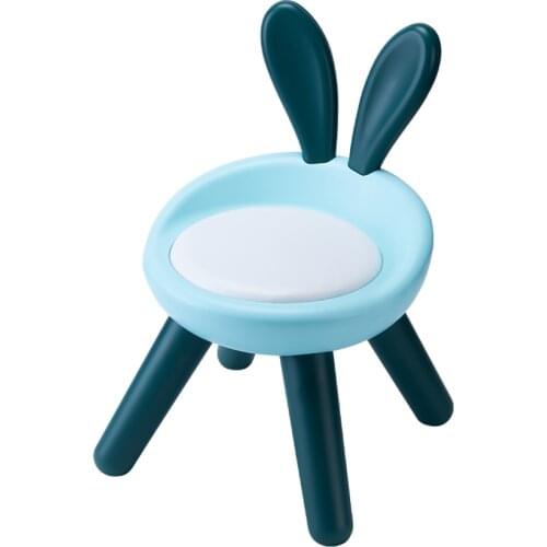 Plastic Step Stool with Back Support, Anti Slip 4- Foot Step Stool for Kids Toddler Child Adults, Bearing 75kg, 42cm Height
