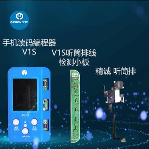 JC V1S Earpiece Speaker Sensor Flex Cable Receiver FPC Detection Board For iPhone 8 X XS XR 11 ProMax True Tone Face ID Repair