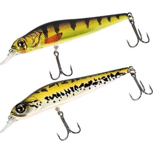 115MM 12G Floating Minnow Jerkbait Fishing Lures 5 Colors 3D Bionic Eyes For Pike Musky Banan Fish In Fresh Water And Salt Water