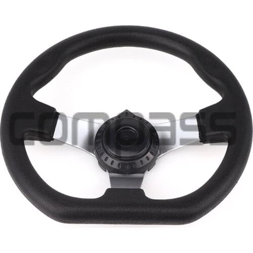270mm Steering wheel With Cap Assy Fit For Electric China Go Kart Buggy Scooter Vehicle Cycle ATV UTV Bike Parts quad