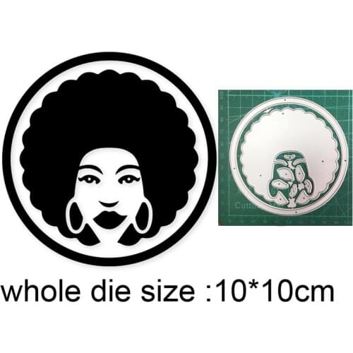 Craft dies metal cutting dies cut die African Women Frame Scrapbooking dies crafts paper knife mould blade punch stencils dies