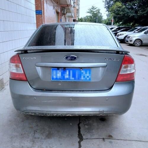 For Focus Spoiler 2006 2007 2008 2009 2010 2011 Ford Focus sedan Spoiler ABS plastic Material Car Rear Wing Color Rear Spoiler