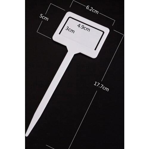 10PCS Waterproof T Type Label Record Plate Nursery Premium Label Plastic Plant Garden Plant Pot Planter Vegetable Label Tag