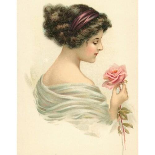 Contemplation Needlework,Cross stitch kits Stylish for Embroidery,14CT White canvas DIY Handmade Decorative paintings