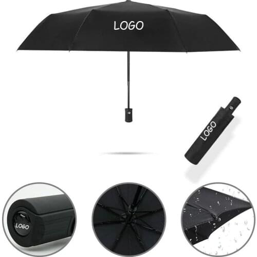 High Quality Car Auto Sun Rain Universal Business Affairs 3 Folding Outdoor Automatic Umbrella For Jeep All Models Car Gadgets