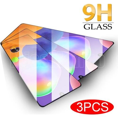 3pcs protective glass for Samsung A31 screen protector glass on for Samsung galaxy A01 A21 A21s tempered glas safety film sheet