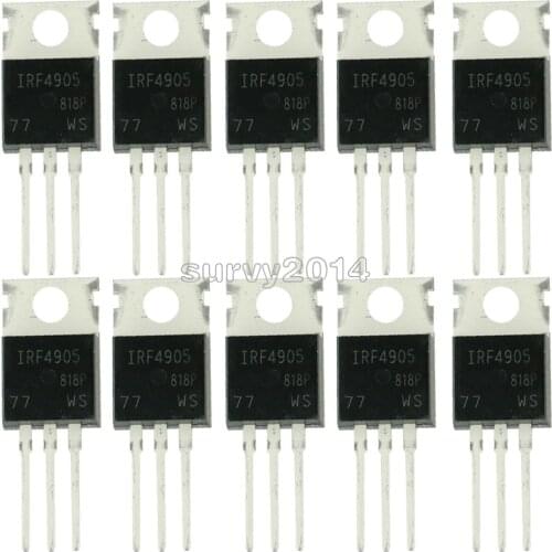 10pcs IRF4905PBF TO220 IRF4905 TO-220 IRF4905P Power MOSFET new and original