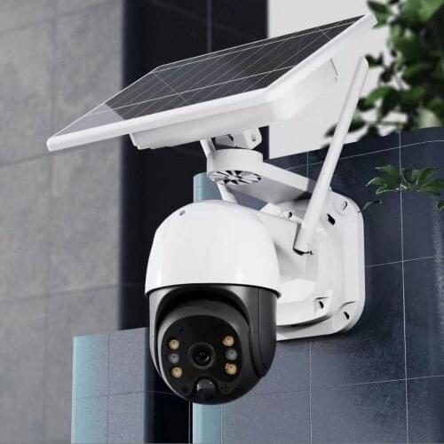 3MP Camera WIFI 8W Solar Panel Battery Security Camera Outdoor PTZ CCTV Camera Smart Security APP Monitor