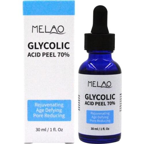 30ml Glycolic Acid Face Serum Repair Solution Shrink Pores Brighten Skin Color Balance Water And Oil Improve Acne Skin Care