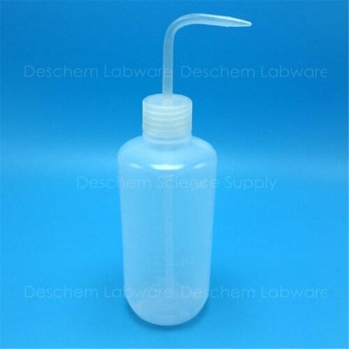 500ml Plastic Washing Bottle,Graduated Bottle,Bent Mouth,Lab Plasticware