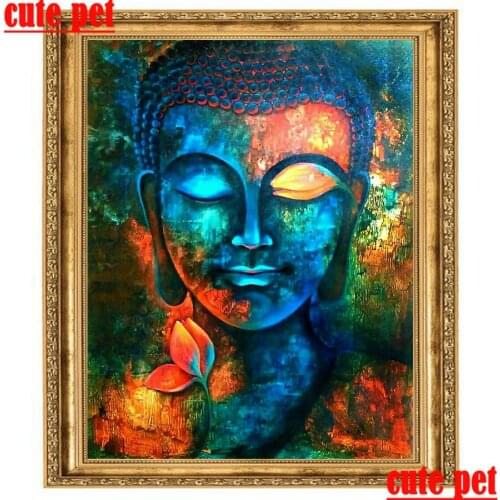Buddha 5D DIY Diamond Paintings Embroidery Religous Cross Stitch Craft Home Decoratons diamond mosaic Wallpaper holy statue