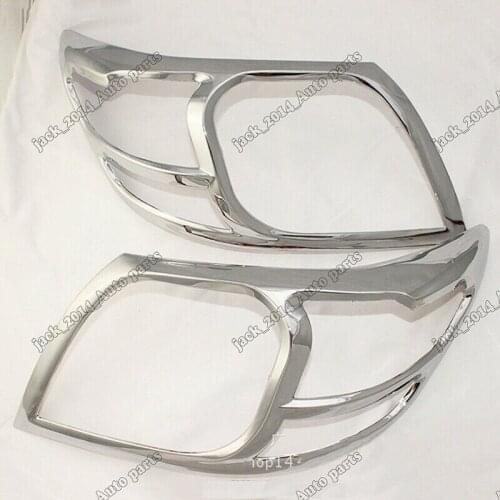 ABS CHROME HEADLIGHT COVER FIT FOR TOYOTA HILUX VIGO MK7 PICKUP 2012 2013 2014