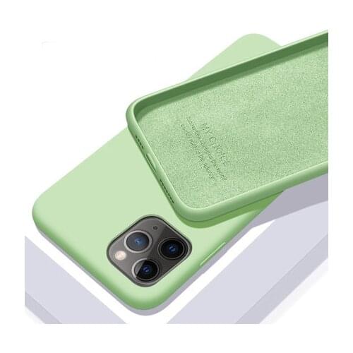 For Apple iphone 11 Pro Max Case Soft Liquid Silicone Slim Skin Protective back cover Case for iphone XS Max 6 6S 7 8 Plus XR