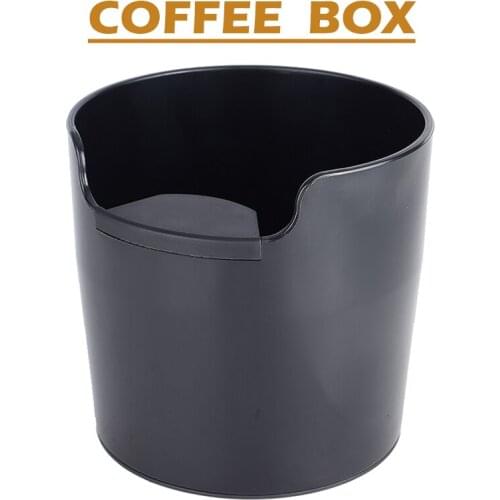 Espresso Grinds Coffee Bin Coffee Knock Box Tamper Waste Press Container Tamp Tube Anti Slip Shock-absorbent With Detachable