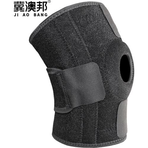 1PCS Compression Knee Support Sleeve Protector Elastic Kneepad Brace Springs gym Sports basketball Volleyball Running