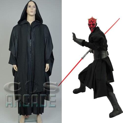 Cosplay Sith Dark Lord Darth Maul Full Set Uniform Halloween Cosplay Costume Tunic Outfit Suit