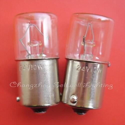 Miniature bulb 24v 10w ba15s t16x36 a342 quality flat head bulb sellwell lighting