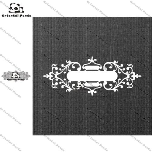 New Dies 2020 Noble label Cutting Dies diy Dies photo album cutting dies Scrapbooking Stencil Die Cuts Card Making metal dies