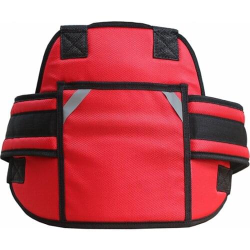 Child Motorcycle Safety Harness with Reflective Strip, Storage Pocket, Adjustable Electric Vehicle Safety Harness Seat Belt