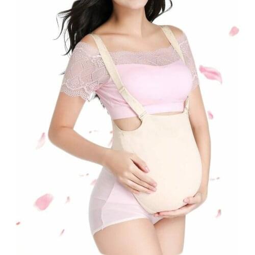 Silicone Artificial Cloth Bag Belly Woman Maternity Props Silicone Stage Actor Makeup Baby Belly Pregnant Woman Prosthesis Belly