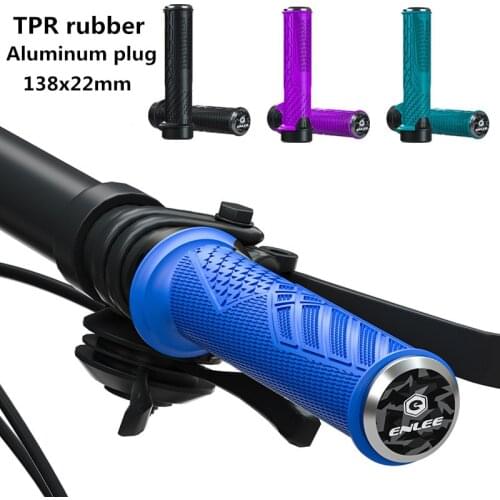 Bike limit grip lock shock absorption MTB road bike handlebar cap 138x22.2mm for brompton grip 9 colors