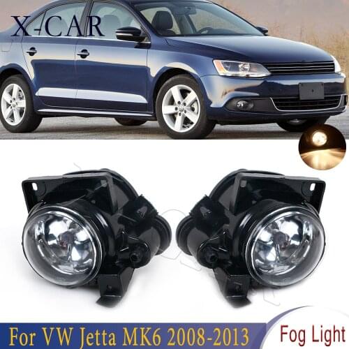 X-CAR Left Right Front Bumper Fog Lights Lamp 1JD941699 1JD941700 Halogen For VW Jetta MK6 2008 2009 2010 2011 2012 2013