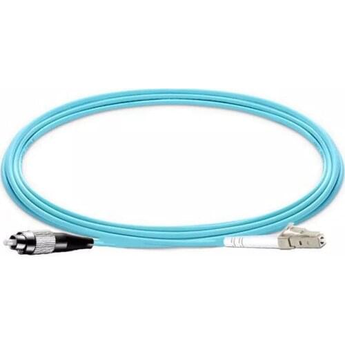 5PCS/lot FC/UPC -LC/UPC OM3 Fiber Optic Patch Cord 10G 50/125 Fiber Cable Multimode Simplex Optical Jumper Fiber optic patch cor