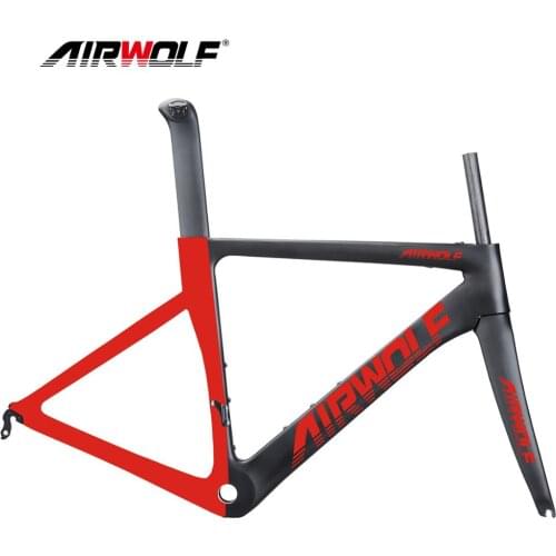 700C Carbon Frameset Road Bike Frame Aero Quick Release Front 100*9mm Rear 130*9mm T800 Toray Carbon Fiber Road Bicycle Frames
