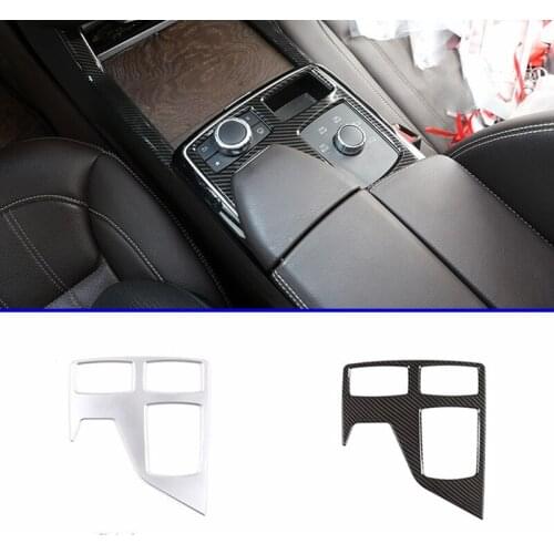 For Mercedes-Benz GL GLS ML GLE W167 2013-2019 Car Accessories ABS Central Control Multimedia Frame Decoration