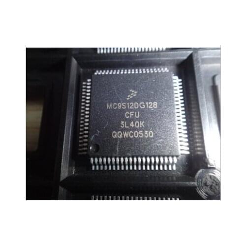 Free shipping MC9S12DG128CFUE MC9S12DG128CFU 3L40K 8-bit and 4-bit ports with interrupt functionality QFP-80