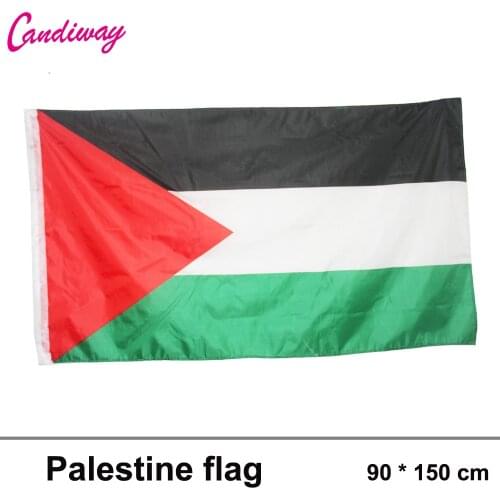 Large Palestine Flag Polyester 150 x 90cm Gaza Palestinian Office/parade/Festival/Home Decoration New fashion