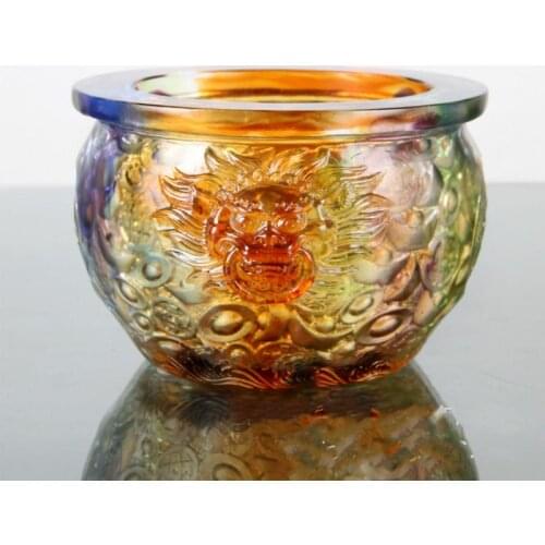 Healing glass cornucopia glass ornaments crafts opened housewarming gifts feng shui