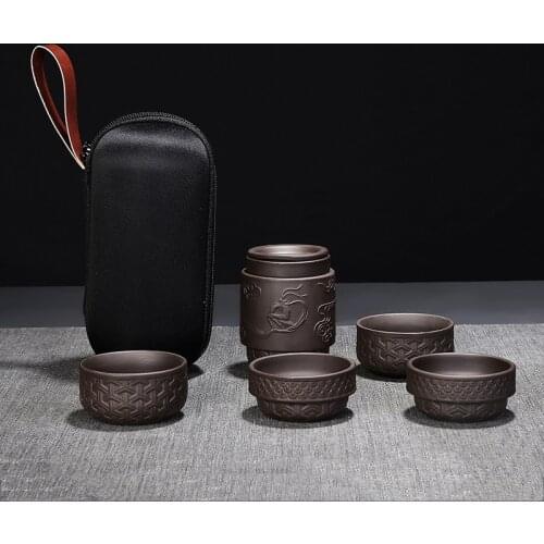 Gaiwan keramische theepot thee kopjes een thee sets Suit chinese kung fu reizen thee set drinkware Free shipping