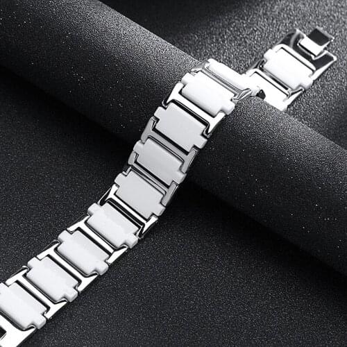 Fine Elegant Classic Stainless Steel Enamel Bracelet Bangle