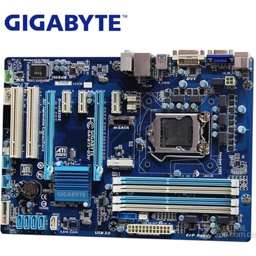 LGA 1155 For Intel DDR3 Gigabyte GA-B75-D3V 100% Original Motherboard DDR3 32G B75 B75-D3V Desktop Mainboard SATAII SATAIII Used