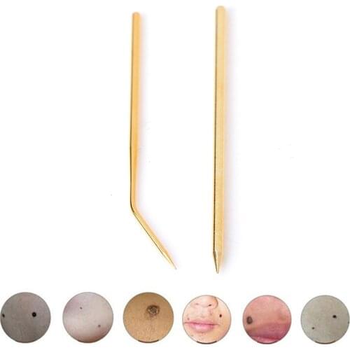 Face Lift Copper Bending / Straight Needles For Plasma Pen Beauty Machine Spot Mole Wrinkle Removal Plasma