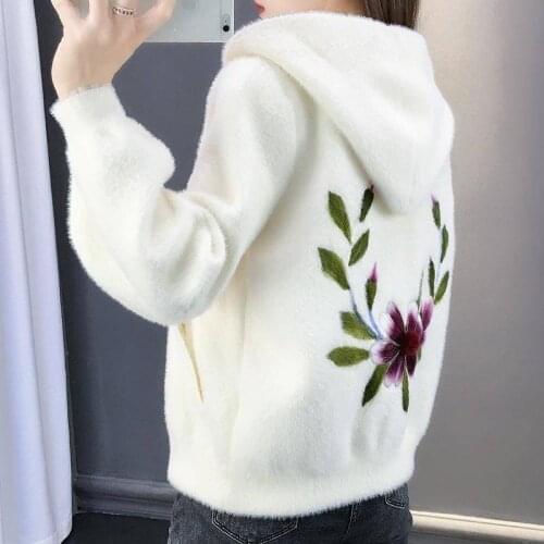 New Fashion Womens Cardigan Knit blouses short women winter worsted fabric coat