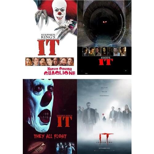 It Poster Clear Image Wall Stickers Home Decoration High Quality Prints White Coated Paper home art Brand