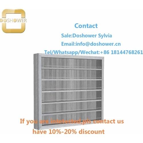 Salon manicure furniture with electric spa chair sets for wall mount nail polish rack