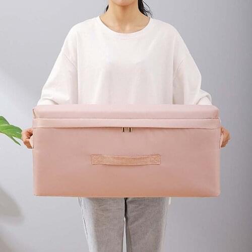 Mcao Large Capacity Storage Bag Under Bed Closet Organizer Clothes Moving Supplies Thick Cloth Foldable with Sturdy ZipperTJ3801