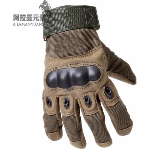 Tactical Gloves Outdoor Sports Full Finger Combat Motocycle Slip-resistant Carbon Fiber Tortoise Shell gloves