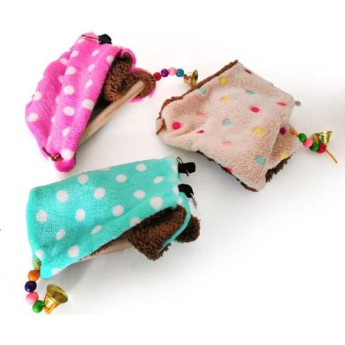 Warm Bird Nest Bed Hammock House Perch for Parrot Parakeet Finch Canary Cage Toy